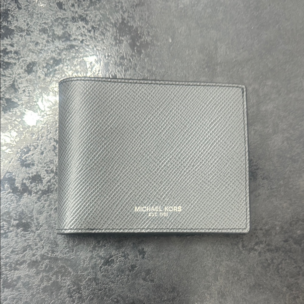 Michael Kors Grey Leather Wallet